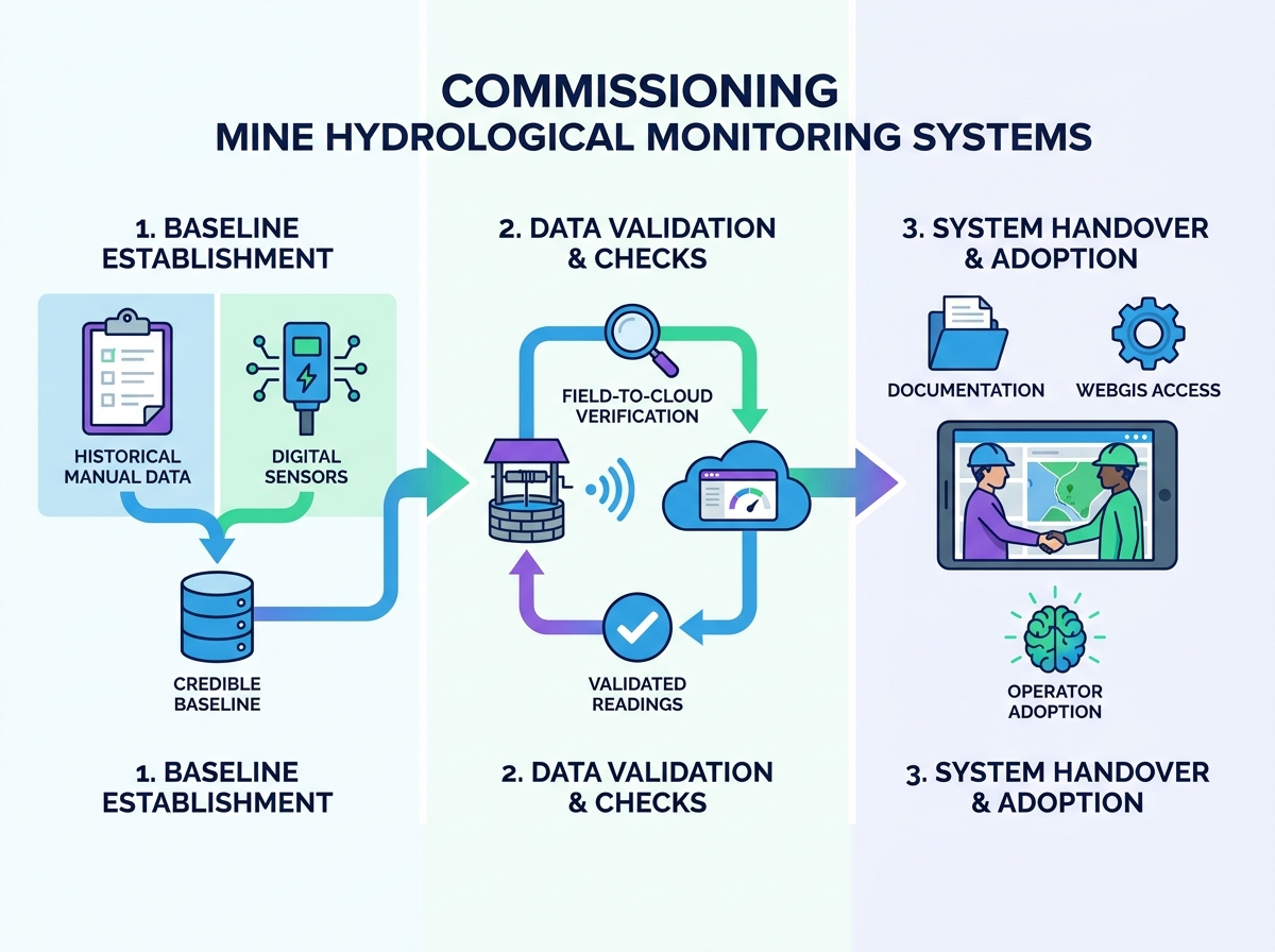 Mine Hydrological Monitoring System Commissioning